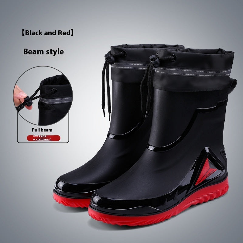 Closed Waterproof Shoes Outdoor Rubber Boots