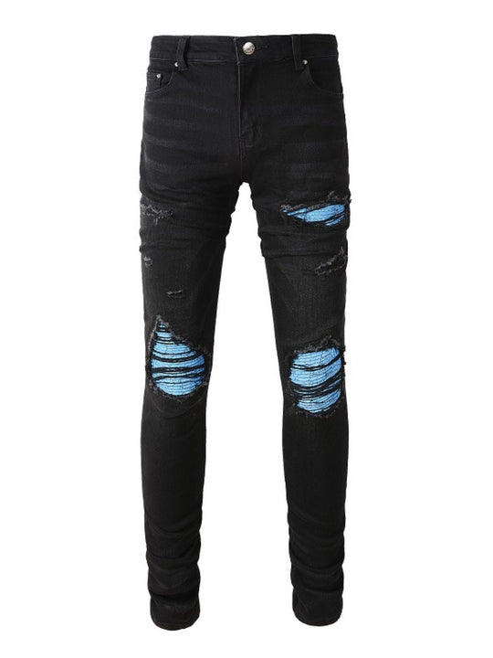 Men's Distressed Skinny Jeans