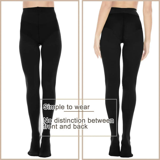 2pack 80d Opaque Black Tights For Women