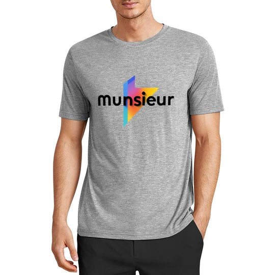 Cool Munsieur graphic Tee Cotton Men's breathable