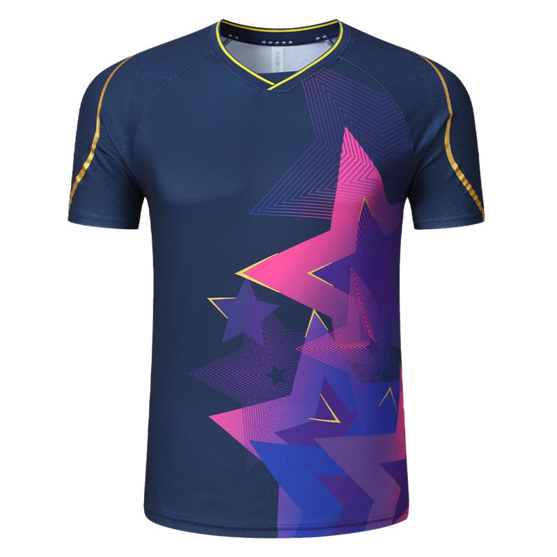 Badminton Clothes Outfit Volleyball Jacket Table Tennis Competition Short-sleeved Sportswear