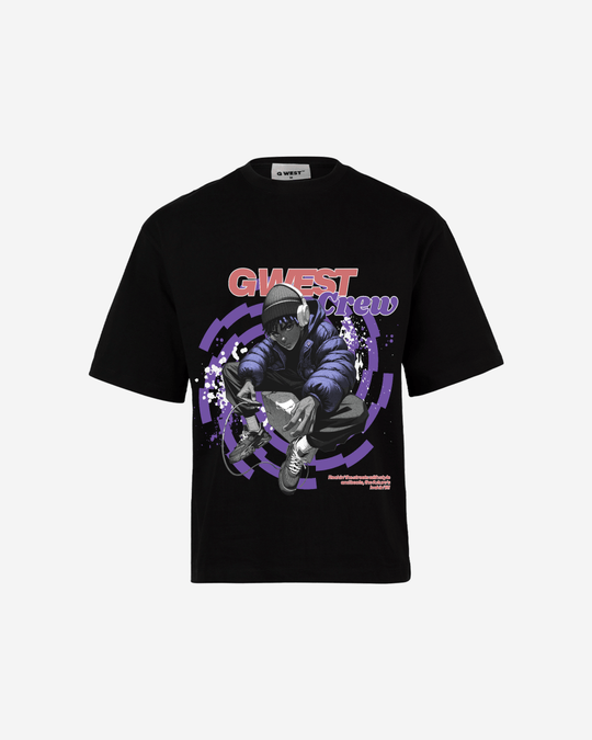 G-West G WEST CREW OVERSIZED T-Shirt Mens