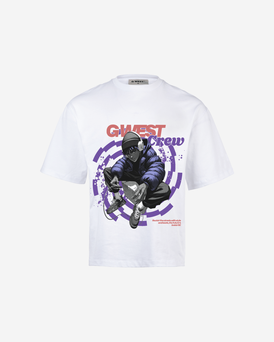 G-West G WEST CREW OVERSIZED T-Shirt Mens