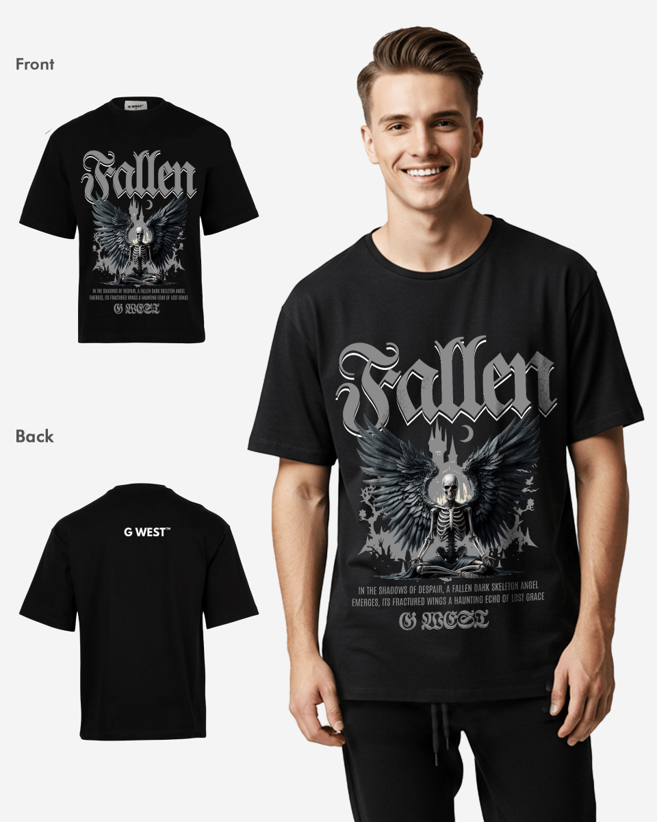 G-WEST Fallen Oversized T-Shirt Mens