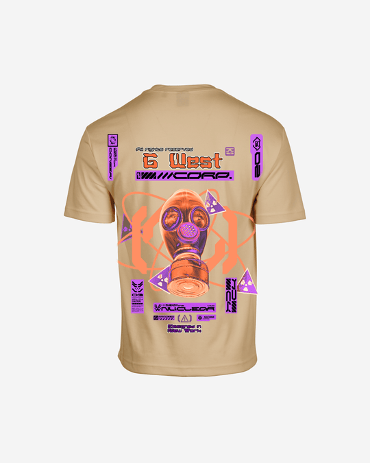 G-West G West Gas Helmetlife Style Oversized T-Shirt Mens