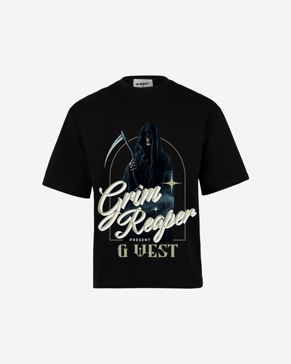 G-WEST GRIM REAPER OVERSIZED T-Shirt Mens