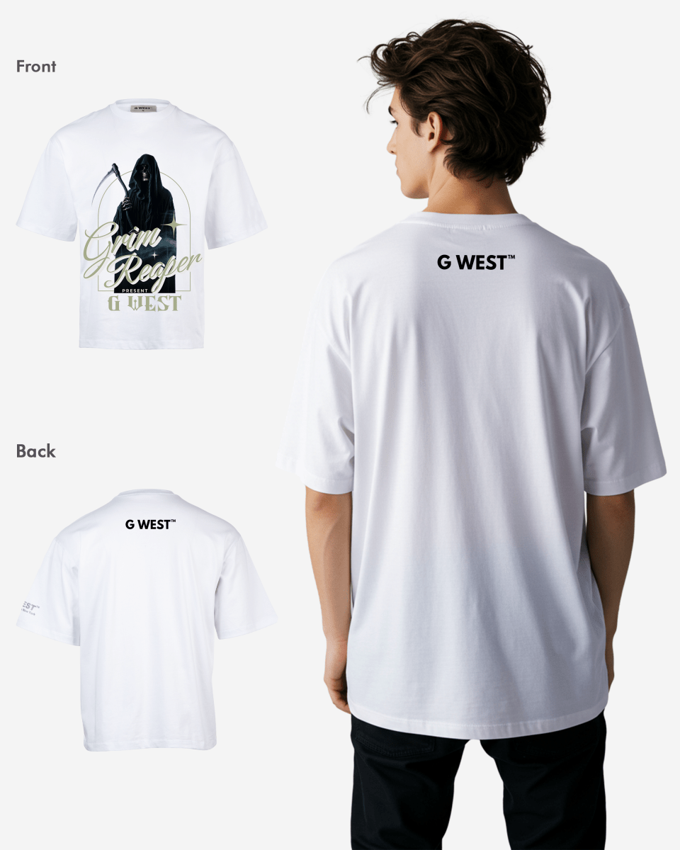 G-WEST GRIM REAPER OVERSIZED T-Shirt Mens