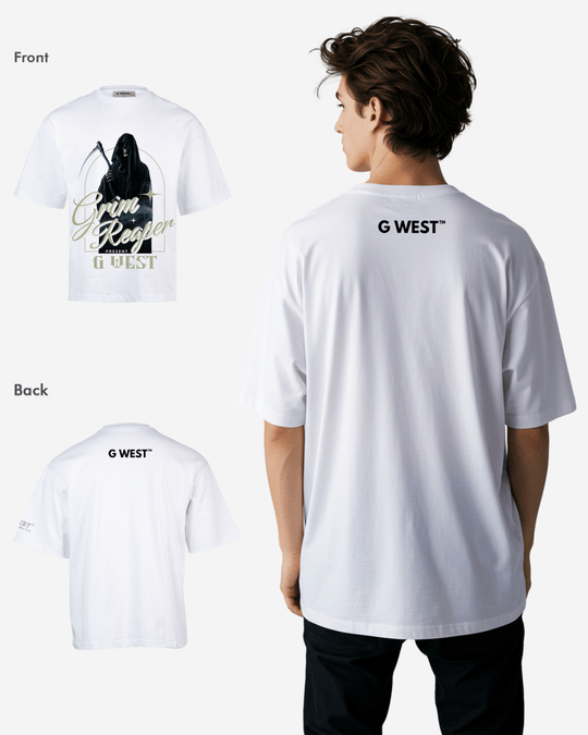 G-WEST GRIM REAPER OVERSIZED T-Shirt Mens