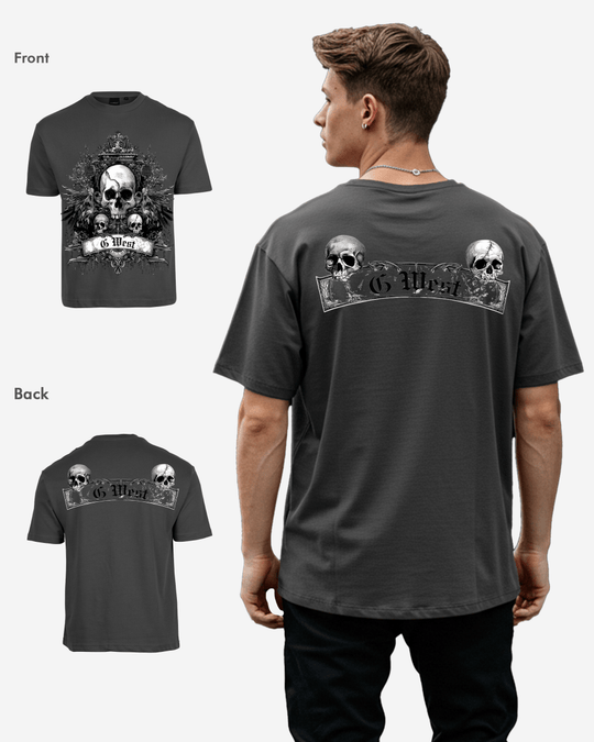 G West Mens Hell City Oversized Tee