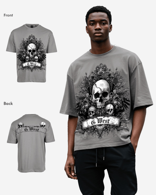 G West Mens Hell City Oversized Tee