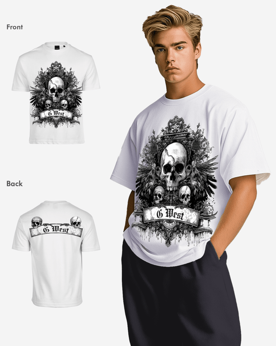 G West Mens Hell City Oversized Tee