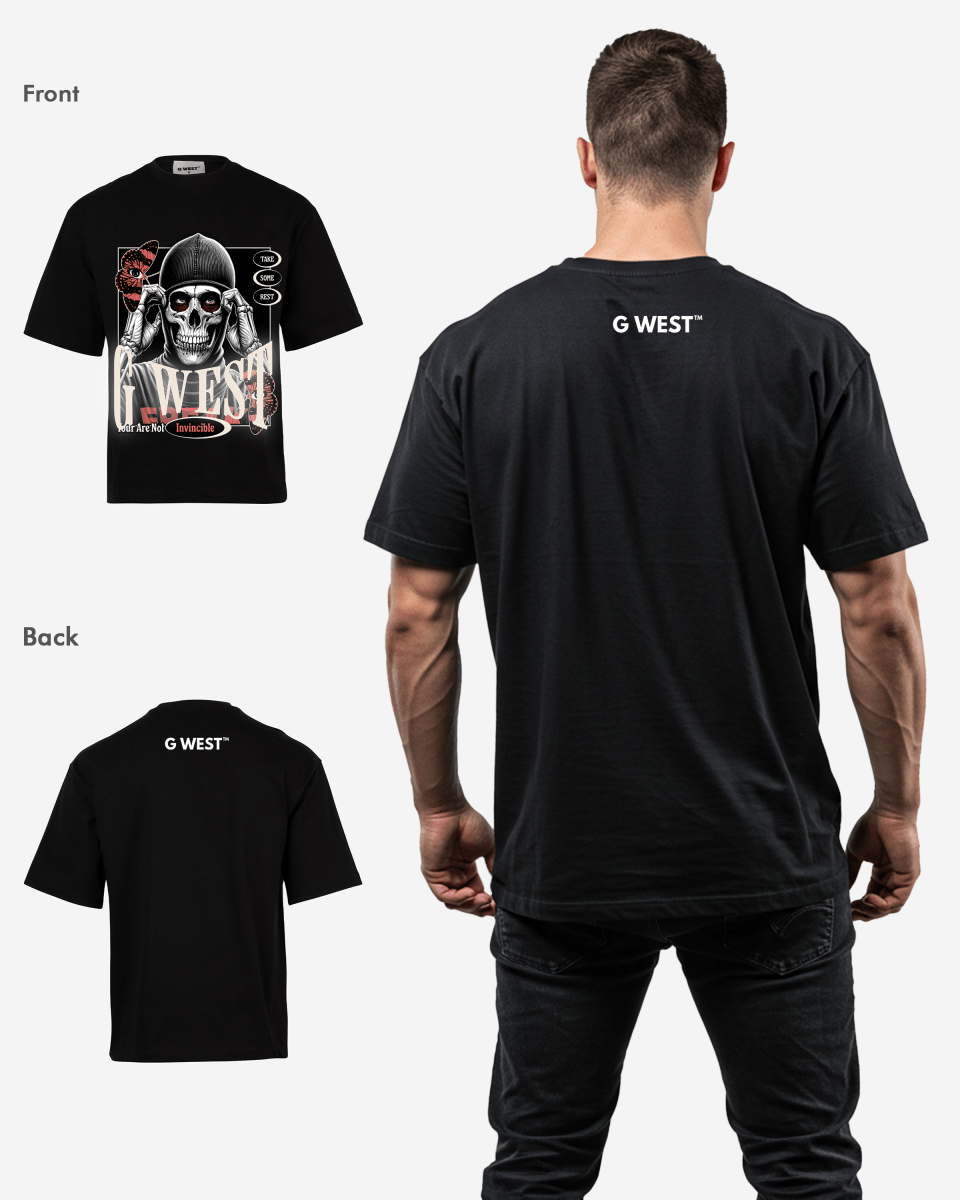 G-WEST INVINCIBLE OVERSIZED T-Shirt Mens