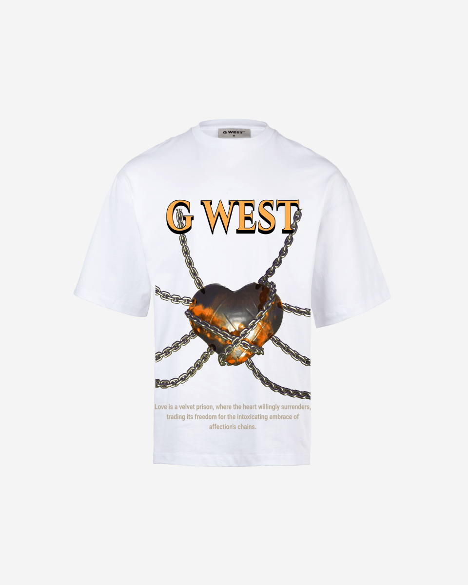 G-WEST Locked in Love Oversized T-Shirt Mens