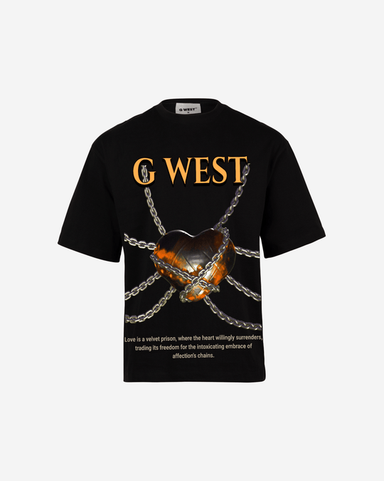 G-WEST Locked in Love Oversized T-Shirt Mens