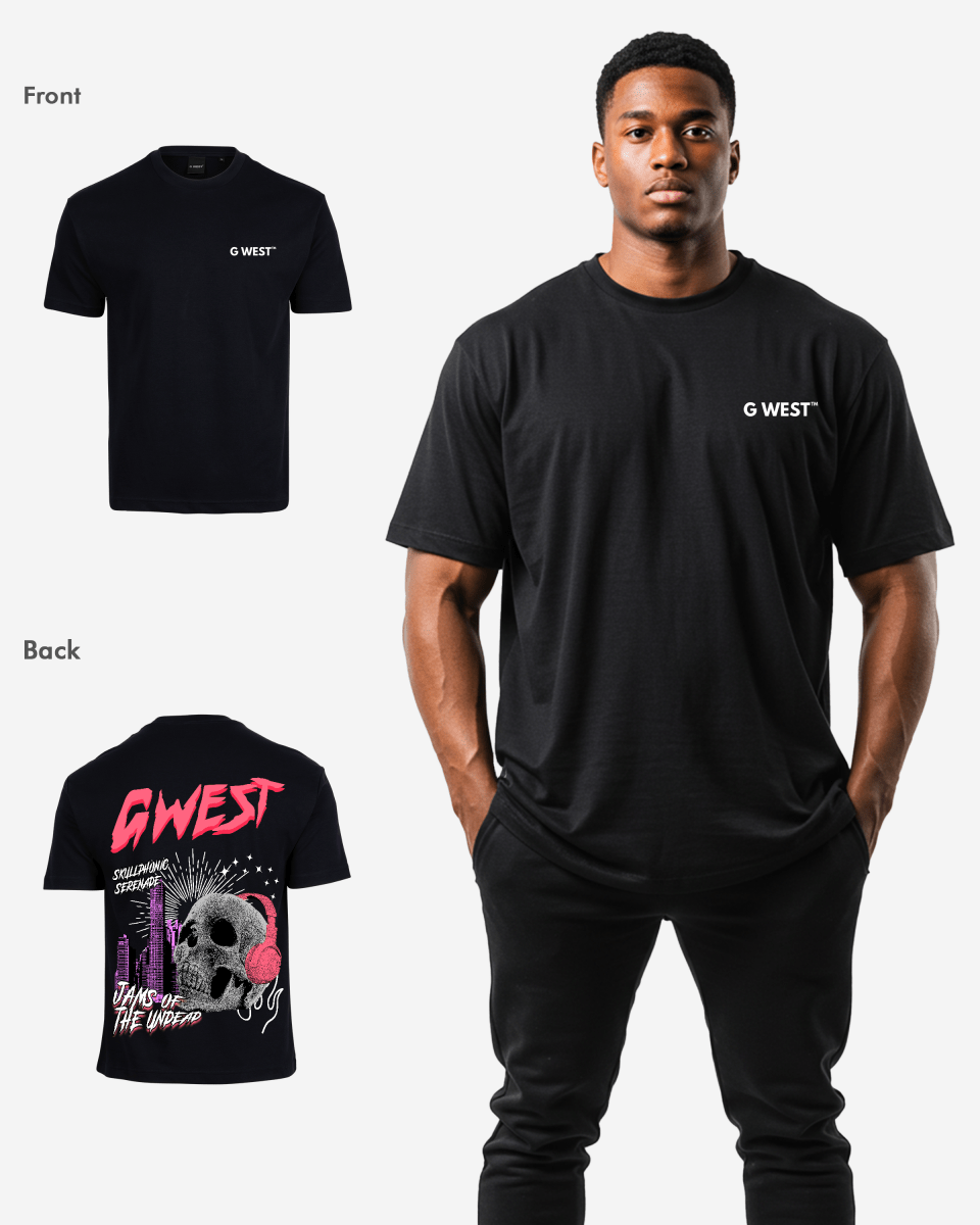 G West Mens Oversized Jams Of The Undead Tee