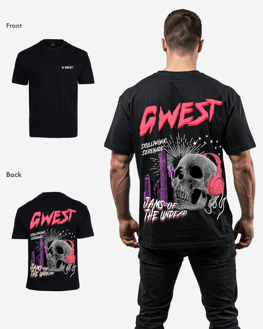 G West Mens Oversized Jams Of The Undead Tee
