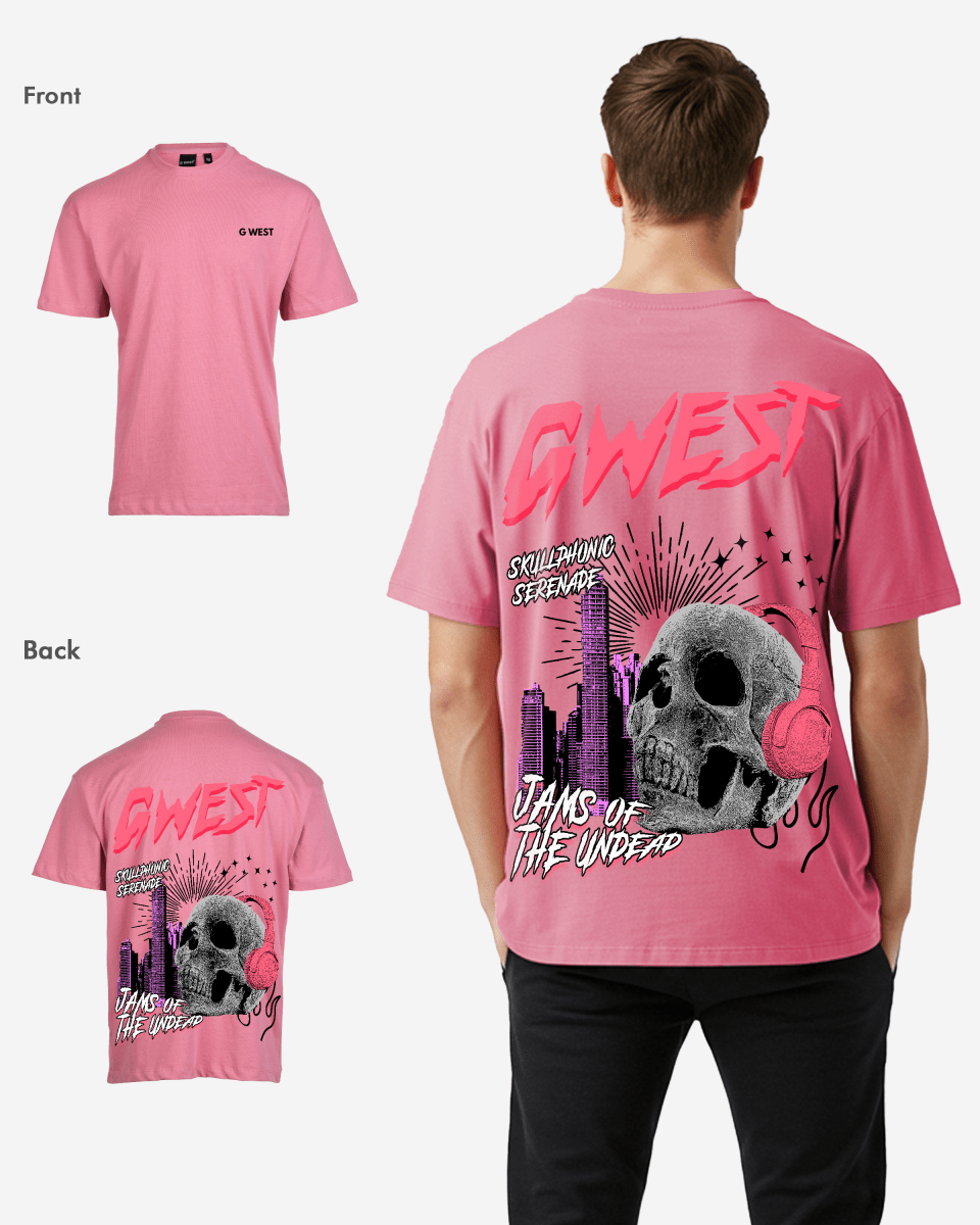 G West Mens Oversized Jams Of The Undead Tee