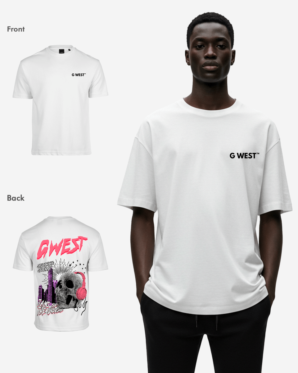 G West Mens Oversized Jams Of The Undead Tee