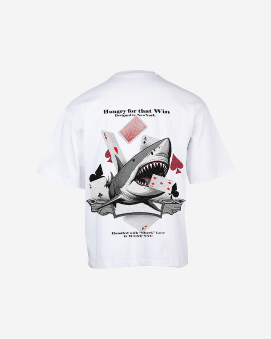 G-West G West Oversized Spade Of Sharks T Shirt Mens