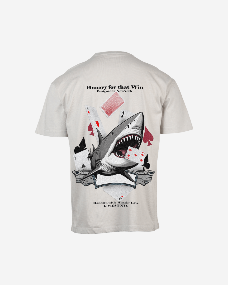 G-West G West Oversized Spade Of Sharks T Shirt Mens