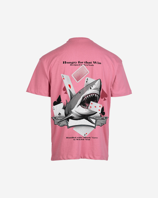 G-West G West Oversized Spade Of Sharks T Shirt Mens