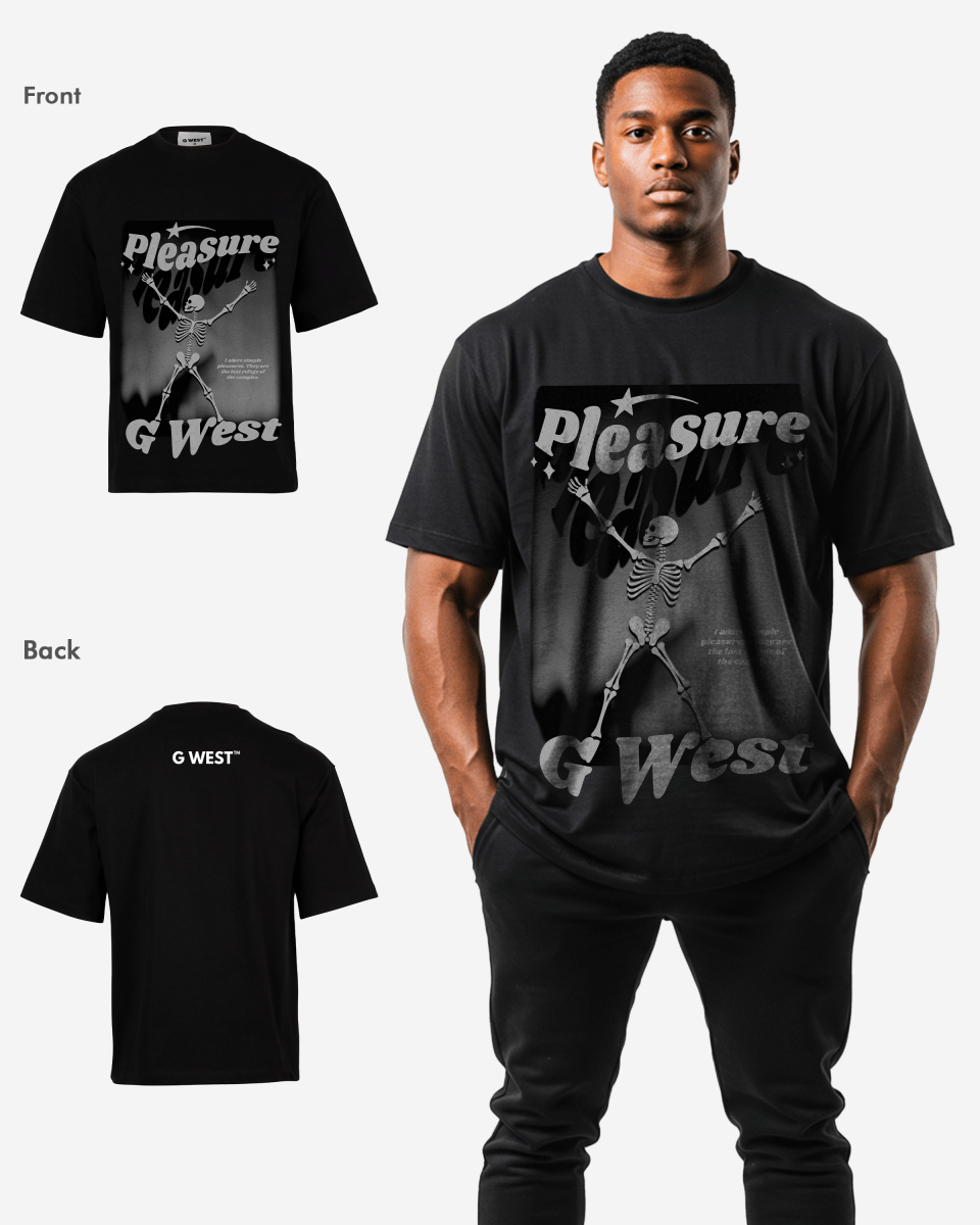 G-WEST PLEASURE OVERSIZED T-Shirt Mens