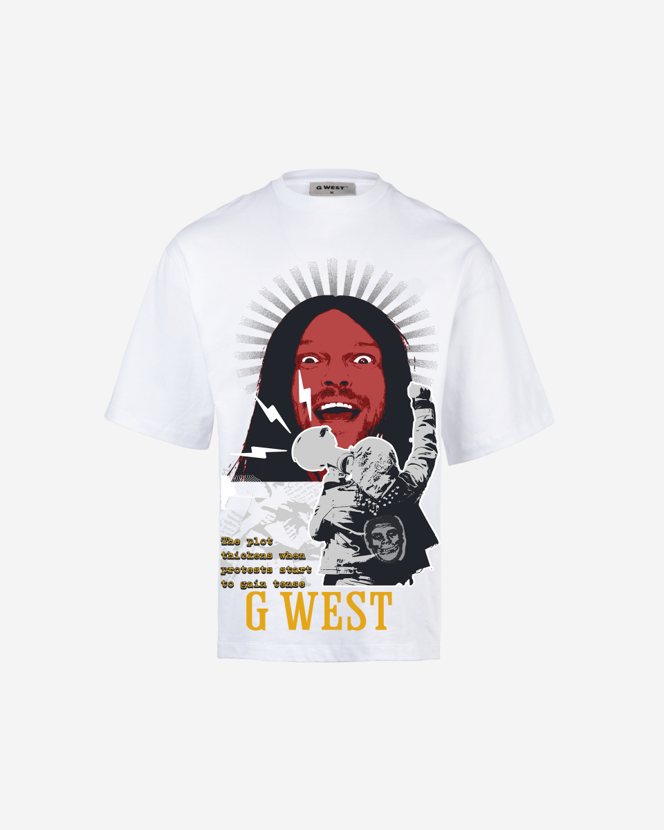 G-West Protest Oversized T-Shirt Mens