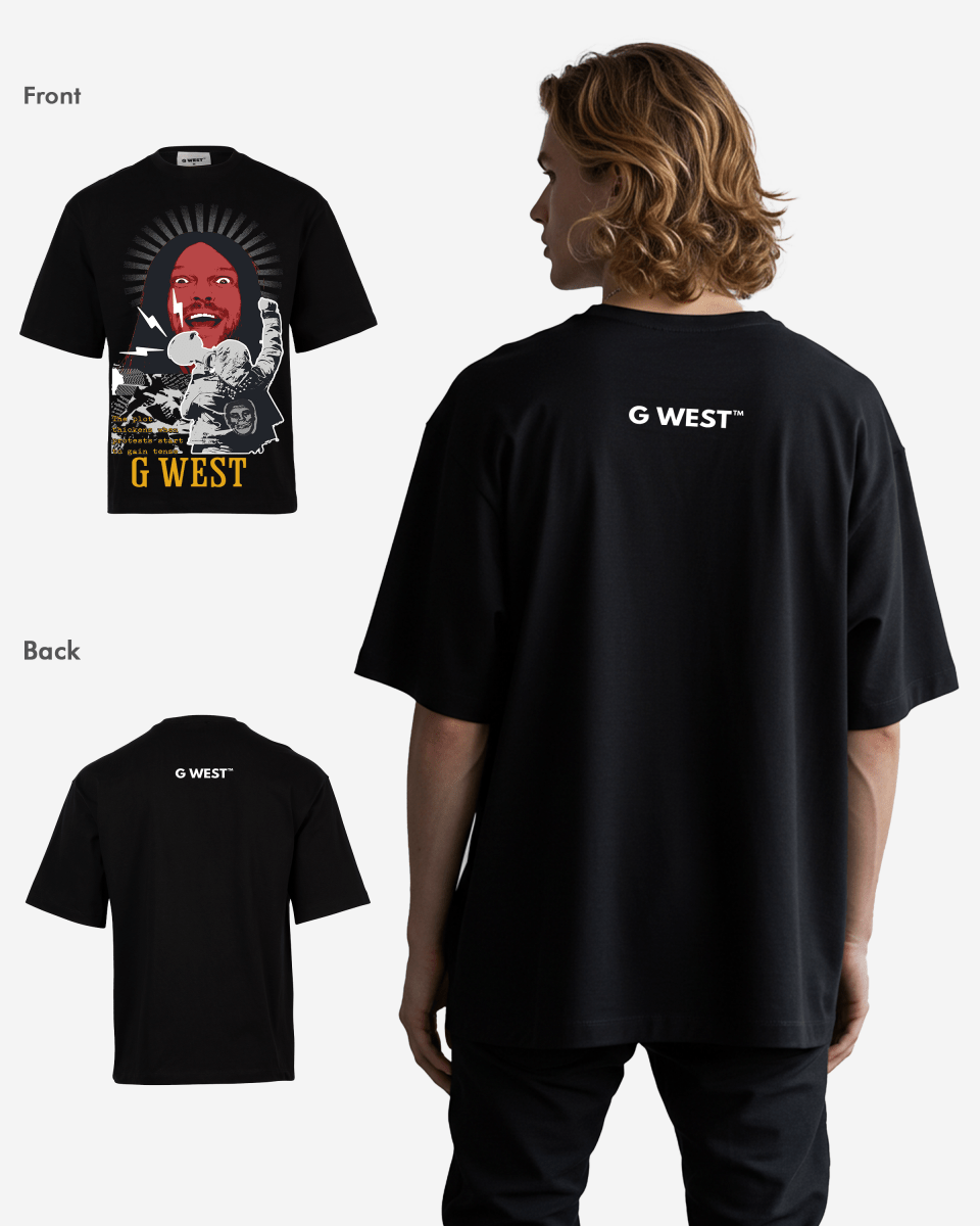G-West Protest Oversized T-Shirt Mens