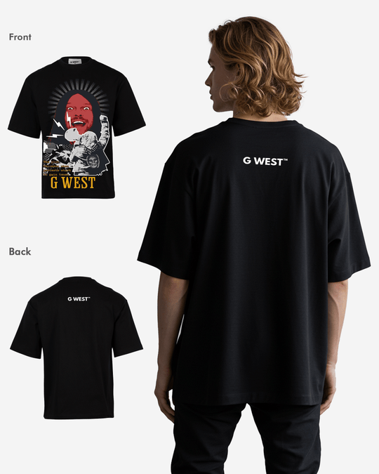 G-West Protest Oversized T-Shirt Mens