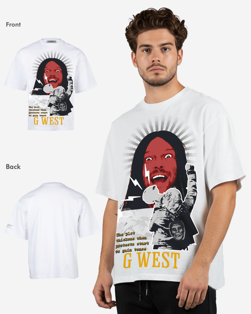 G-West Protest Oversized T-Shirt Mens