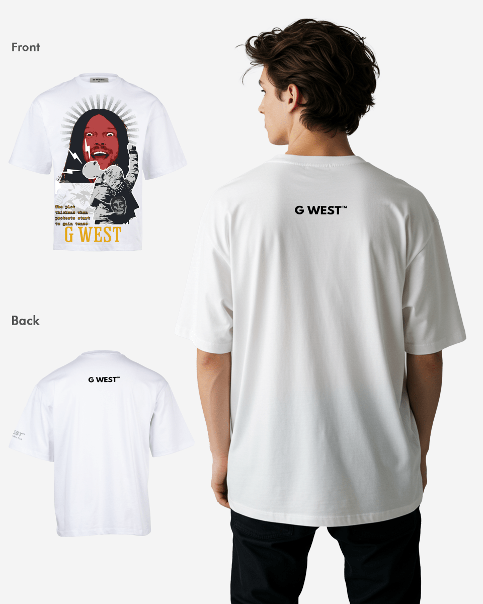 G-West Protest Oversized T-Shirt Mens