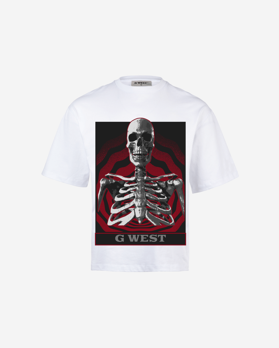 G-West G WEST Skull of the unknown OVersized T-Shirt Mens