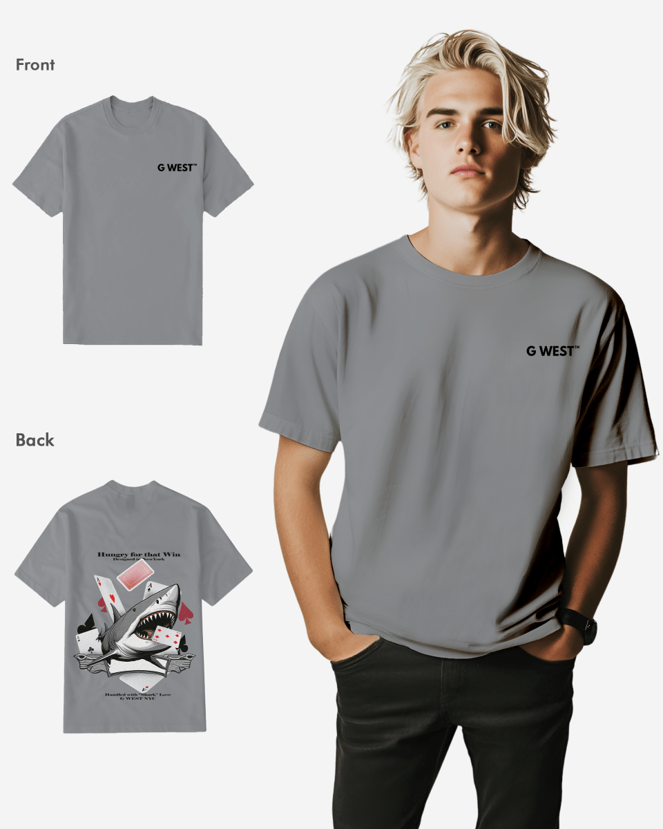 G West Mens Spade Of Sharks T Shirt