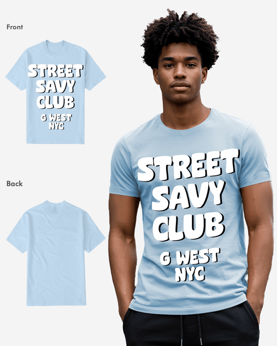 G-West G WEST STREET SAVY CLUB T-Shirt Mens