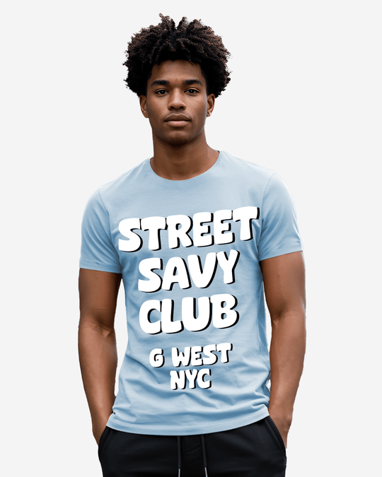 G-West G WEST STREET SAVY CLUB T-Shirt Mens