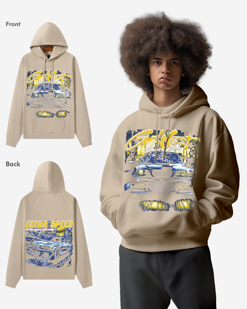 G-West G West Ultra Speed  Oversize Hoodie Mens