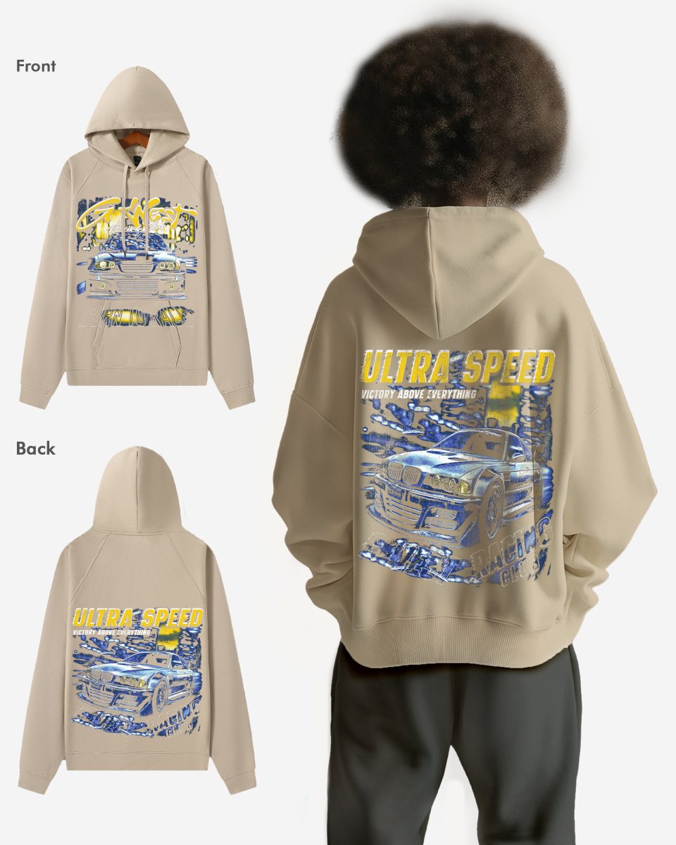 G-West G West Ultra Speed  Oversize Hoodie Mens