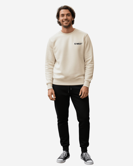 G-West G West Vinyl Zombie Heavy Premium Crewneck Mens