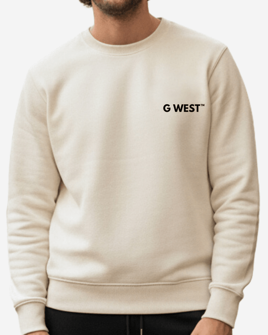 G-West G West Vinyl Zombie Heavy Premium Crewneck Mens