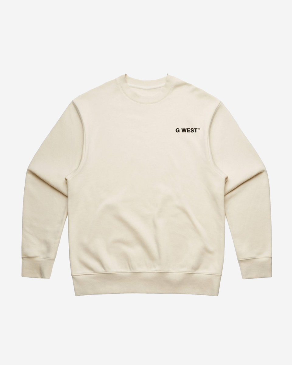 G-West G West Vinyl Zombie Heavy Premium Crewneck Mens