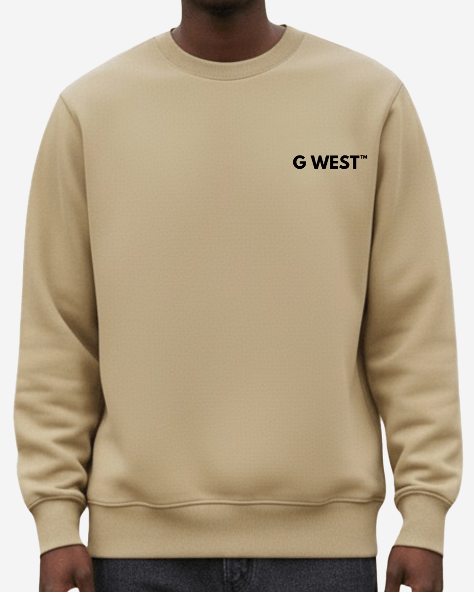 G-West G West Vinyl Zombie Heavy Premium Crewneck Mens