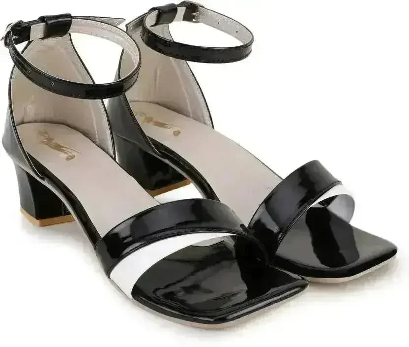 Women Black Heels Sandal