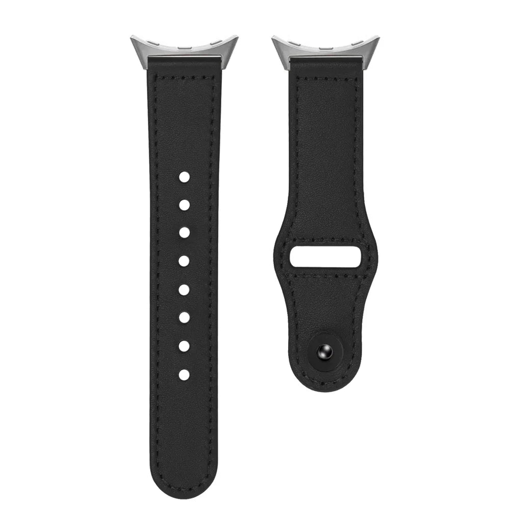 Google Pixel Watch 1-4 41mm 45mm Leather Strap - Slim