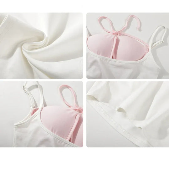 Halter Crop Top Set – Harajuku Y2K Kawaii Cami