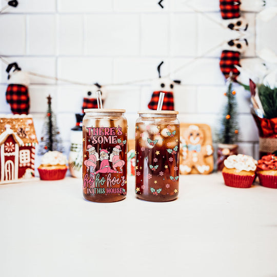 Funny Christmas Coffee Mug 17oz Pink Pastel Twerking Santa Naughty Holiday Cocoa Eggnog Cup