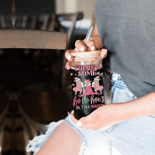 Funny Christmas Coffee Mug 17oz Pink Pastel Twerking Santa Naughty Holiday Cocoa Eggnog Cup