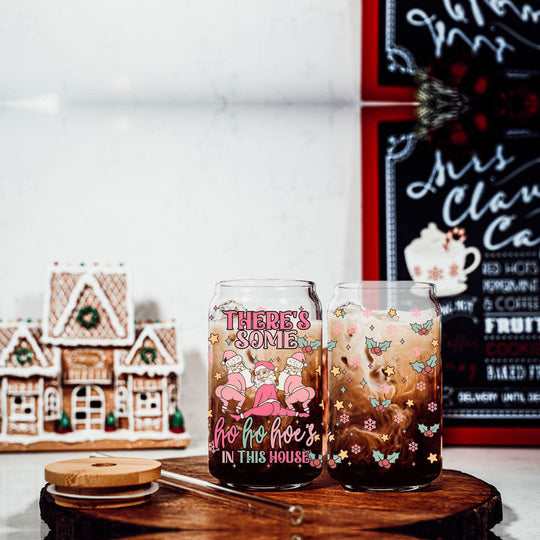 Funny Christmas Coffee Mug 17oz Pink Pastel Twerking Santa Naughty Holiday Cocoa Eggnog Cup