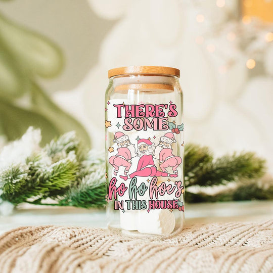 Funny Christmas Coffee Mug 17oz Pink Pastel Twerking Santa Naughty Holiday Cocoa Eggnog Cup