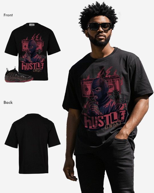 G-West Hustle Syndicate Oversized T-Shirt Mens
