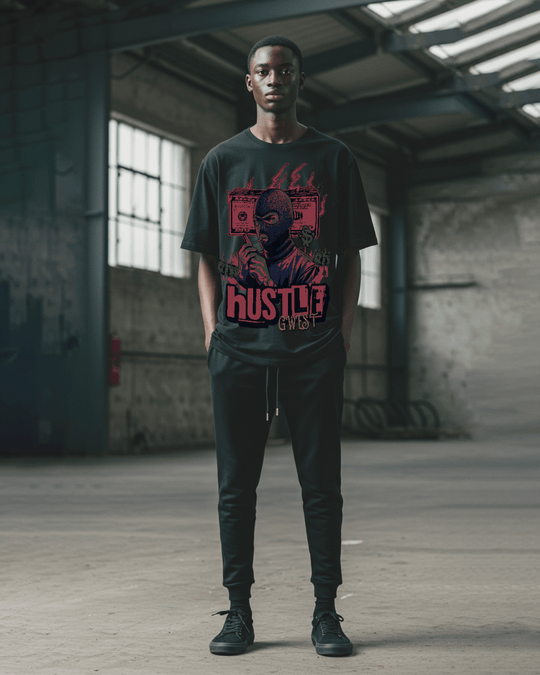 G-West Hustle Syndicate Oversized T-Shirt Mens